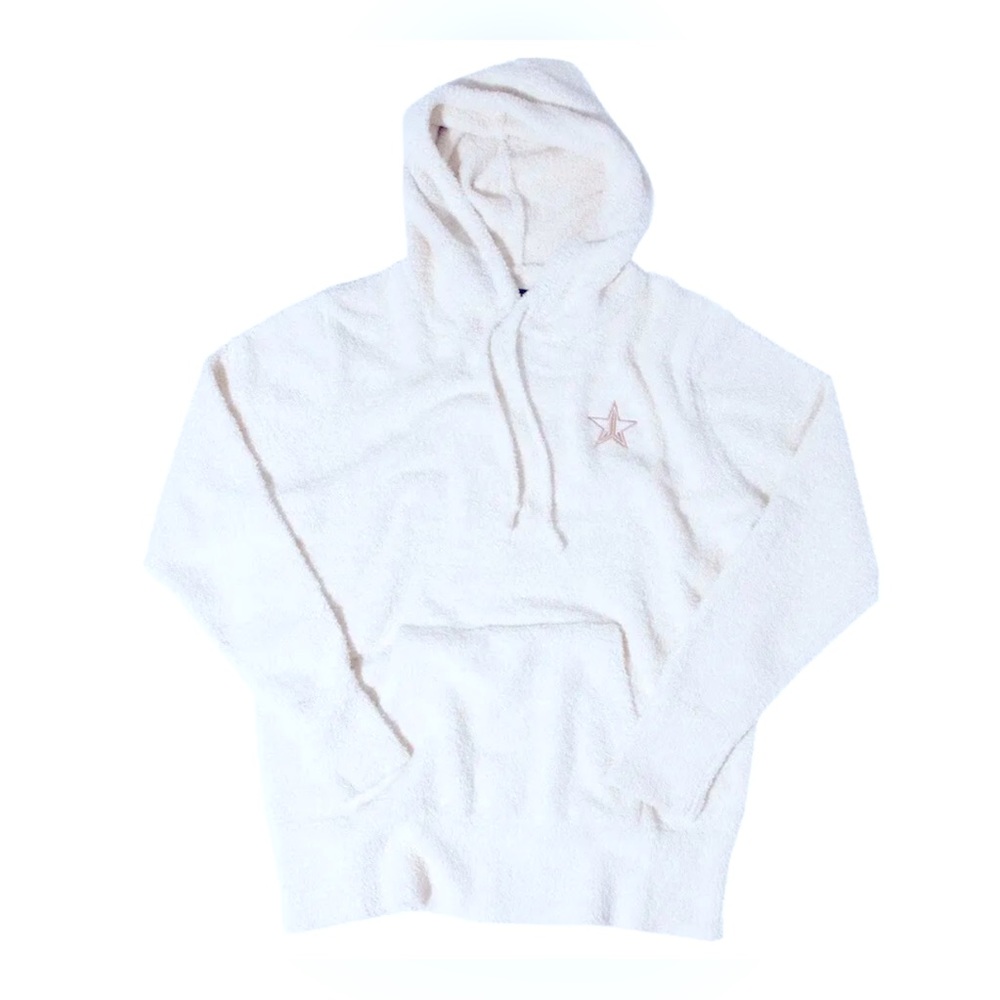 Jeffree Star Teddy Hoodie in WHITE